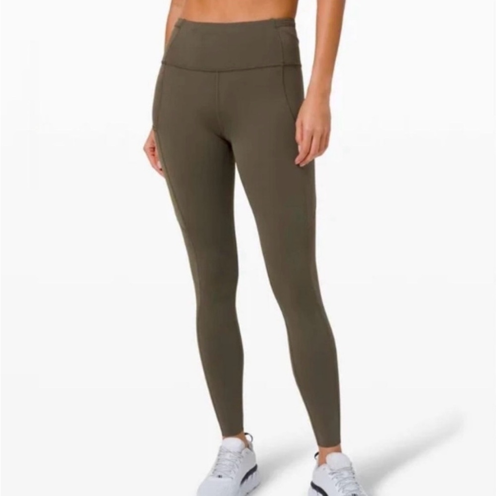 Lululemon Athletica Khaki Leggings